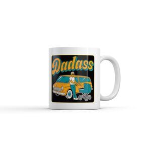 Dadass Mug Funny Sarcastic Fathers Day Graphic Novelty Coffee Cup